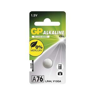 Alkéli gombelem A76 GP ALKALINE 1, 5V/110 mAh B13762 kép