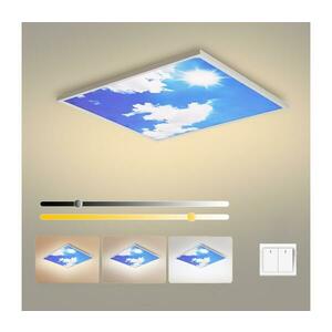 Brilagi - SLIMFRAME SKY LED mennyezeti lámpatest 58W/230V 60x60 cm ezüst/kék BRI497 kép