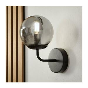 Brilagi - MALIVA fali lámpa 1xE14/15W/230V fekete/füstszínű KM-1.220/CZARNY/GREY kép
