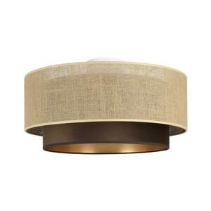 SARTA mennyezeti lámpa, 1xE27/60W/230V, átmérő 45 cm, barna/juta H0191 kép