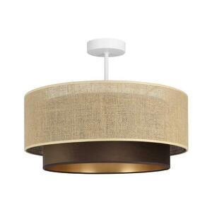 SARTA felületre szerelhető csillár 1xE27/60W/230V barna/juta H0192 kép