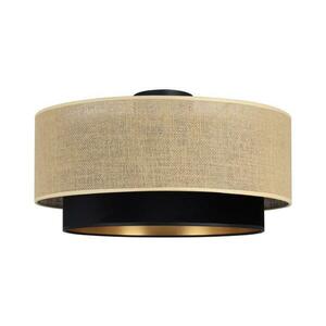 Mennyezeti lámpa SARTA 1xE27/60W/230V Ø 45 cm fekete/juta H0197 kép