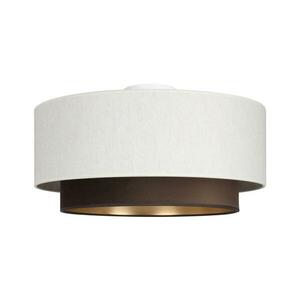 Mennyezeti lámpa NATIA 1xE27/60W/230V fehér/barna H0203 kép