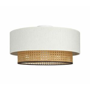 Mennyezeti lámpa NATIA 1xE27/60W/230V, fehér/barna H0238 kép