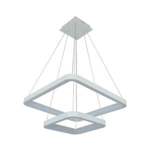 Brilagi - dimmelhető LED kábellel függesztett csillár FALCON SLIM LED/78W/230V 50x50 cm fehér + távirányító BRDX1331-2/BI kép