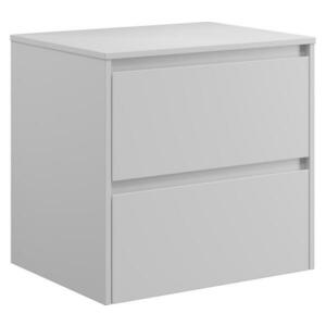 BATH DELUXE TRONDHEIM fürdőszobai szekrény mosdóhoz, 60 cm, fehér 03 kép