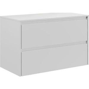 BATH DELUXE TRONDHEIM fürdőszobaszekrény mosdóhoz 90 cm fehér 03 kép