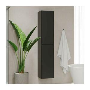 BATH DELUXE Fürdőszobai szekrény TRONDHEIM 174 cm fekete 04 kép