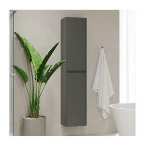 BATH DELUXE Fürdőszobaszekrény TRONDHEIM, 174 cm, antracit 04 kép