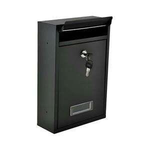 Postaláda 21, 7x32 cm fekete 5902802907806 kép