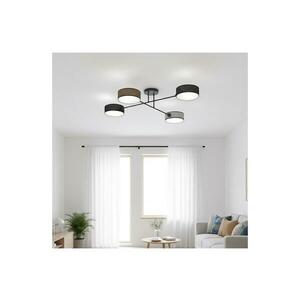 EMIBIG Felületre szerelhető csillár MAGA 4xE14/10W/230V fekete/barna/szürke 1572/4 kép