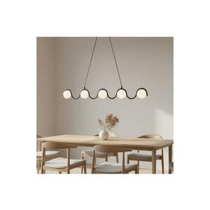 EMIBIG Kábeles csillár SINUS 5xG9/8W/230V fekete 1582/5 kép