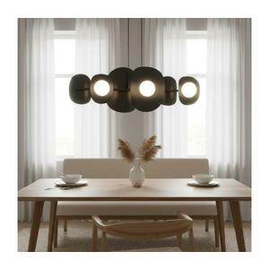 EMIBIG ELEMENTI kábeles csillár, 6 x G9, 8 W, 230 V, fekete 1491/6 kép