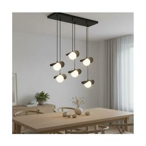 EMIBIG RITUAL zsinóros csillár 6xG9/8W/230V fekete 1490/6 kép