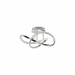 Dimmelhető LED felületre szerelhető csillár ABRO LED/26W/230V fényes króm 9783 kép