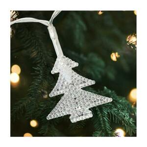 LED karácsonyi kültéri fényfüzér 20xLED/2xAA 2, 2 m IP44 többszínű fenyőfácskák 028 0000620 kép