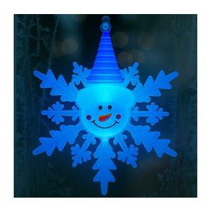 LED RGB karácsonyi dekoráció tapadókoronggal LED/3xLR44 hóember piros/kék/zöld 028 0000632 kép