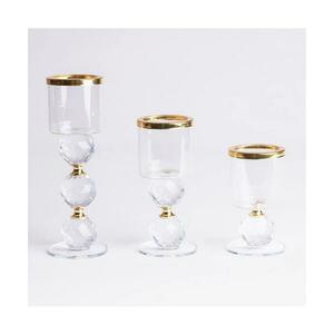 Estilo Home 3 darabos aranyszínű gyertyatartó szett 5905623251066 kép