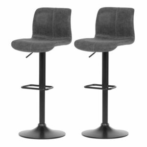 AUB-806 GREY3 bárszék szett, 2 db, szürke kép