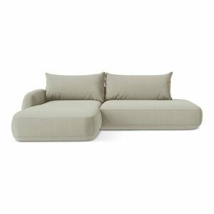 Bézs kinyitható sarokkanapé (bal oldali-heverő résszel) Hale – Makamii kép