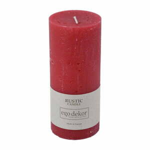 Rust piros gyertya, égési idő 58 óra - Rustic candles by Ego dekor kép