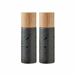 Fekete kerámia só- és borsőrlő szett 2 db-os Gastro Black – Bitz kép