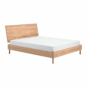 Natúr színű tölgyfa franciaágy ágyrács nélkül 160x200 cm Forrest – Vipack kép