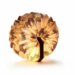 Sötétbarna USB fénydekoráció Velvet Accordion – Gingko kép