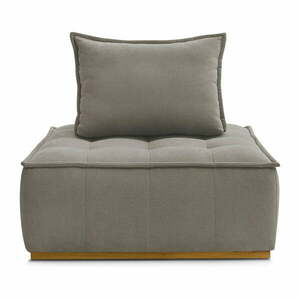 Szürkésbarna zsenília fotel Elisa – Bobochic Paris kép