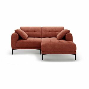 Téglavörös sarokkanapé (jobb oldali-heverő résszel) Bemy – Micadoni kép
