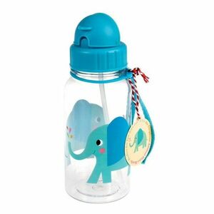 Kék-türkiz tritán gyerek ivópalack 500 ml Elvis the Elephant – Rex London kép