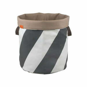 Szürke-krémszínű textil szennyeskosár 5 l Diagonal – Mette Ditmer Denmark kép