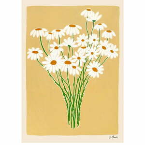 Poszter 30x40 cm Daisies – Carla Llanos – The Poster Club kép