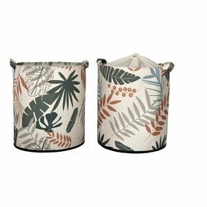 Textil tárolókosár szett 2 db-os ø 37x40 cm – Mioli Decor kép