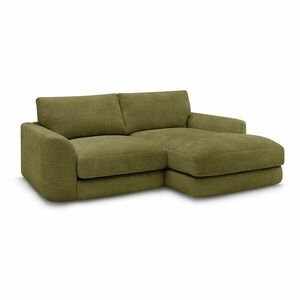 Khaki zsenília sarokkanapé (jobb oldali-heverő résszel) Leonore – Bobochic Paris kép