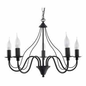 Fiorano 5 fekete függőlámpa - Sollux kép