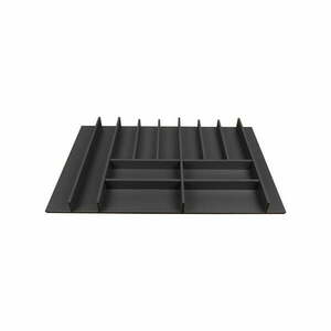 Fekete evőeszköztartó fiókba 78 x 47 cm Wood Line – Elletipi kép