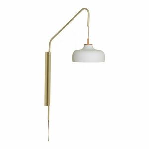 Fehér-bézs konnektorhoz csatlakoztatható fali lámpa ø 29 cm Current – Hübsch kép