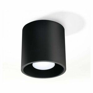 Roda fekete mennyezeti lámpa - Sollux kép