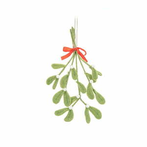 Gyapjú kézzel készített karácsonyfadísz 25 cm Mistletoe – Sass & Belle kép