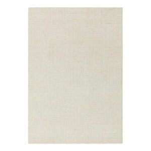 Elefántcsont színű kézi szövésű gyapjú szőnyeg 200x290 cm Zennith Grid – Asiatic Carpets kép