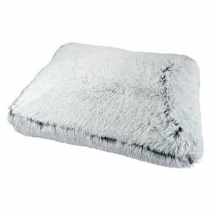 Fehér fekhely kutyáknak 80x60 cm Fluffy Heather – Love Story kép