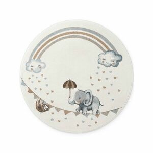 Krémszínű gyerek szőnyeg ø160 cm Walk like an Elephant Rainbow – Villeroy&Boch kép