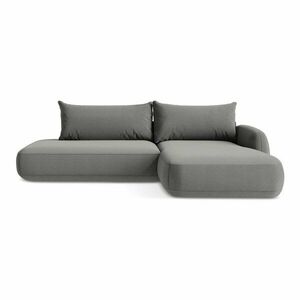 Szürke kinyitható sarokkanapé (jobb oldali-heverő résszel) Hale – Makamii kép