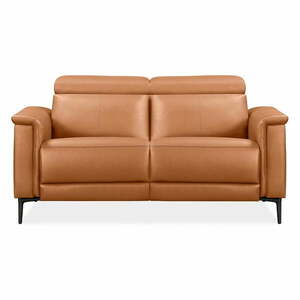 Barna bőrutánzat kanapé 160 cm Lund – Støraa kép