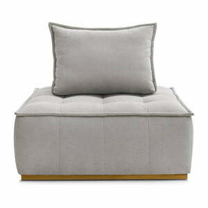 Világosszürke zsenília fotel Elisa – Bobochic Paris kép