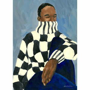 Poszter 50x70 cm Check – Hanna Peterson – The Poster Club kép