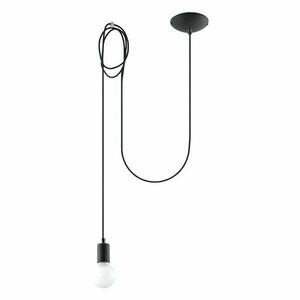 Fekete függőlámpa Spider – Sollux kép