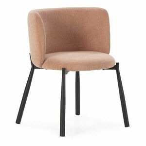 Barackszínű kárpitozott étkezőfotel szett 2 db-os Ginny – MOME kép