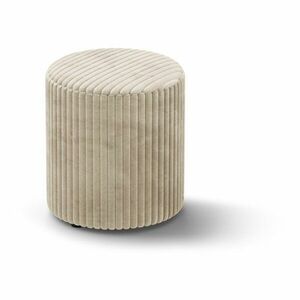 Bézs kordbársony puff Dia – Micadoni kép